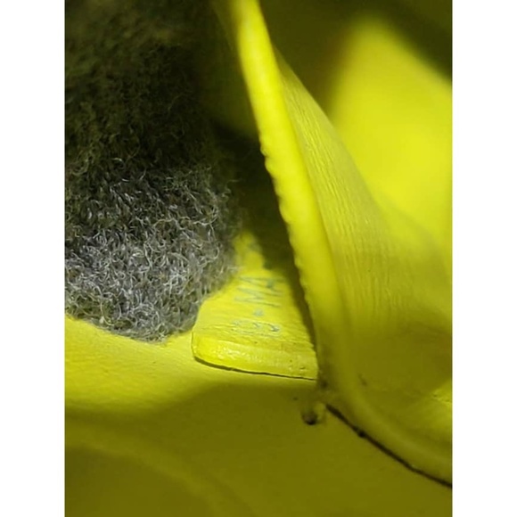 Authentic Christian Dior Leather Mini Diorever Top Handle Bag Neon - Picture 13 of 13